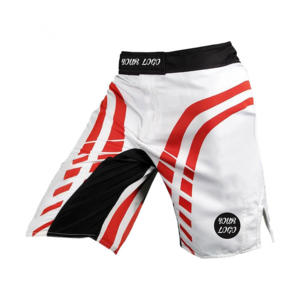 Pantalones Cortos Flex Fight para MMA y BJJ - Alta Calidad, Color y Logotipo Personalizables - Product Image 2