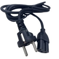 Cable de cobre puro con chaqueta de PVC con enchufe europeo Cable de CA Cable de alimentación de 220V para aplicaciones en el hogar