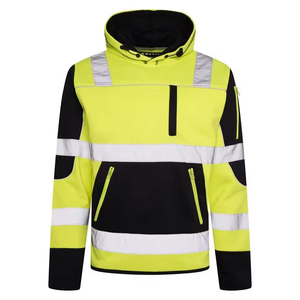 Veste en polyester thermique réfléchissante haute visibilité, prix bas, étiquette personnalisée professionnelle, expédition rapide, commandes de petites quantités - Product Image 1