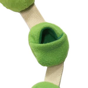 Fun Hide and Seek Pea Shaped Squeaky Plush Chew Toys para perros Premium Pet Chew Toys - Product Image 3