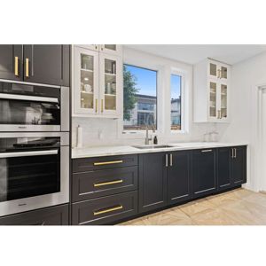 Gabinetes de Cocina Modulares Personalizados JY Project con Construcción de MDF/Contrachapado para Uso en Apartamentos - Solución Total RTA - Product Image 4