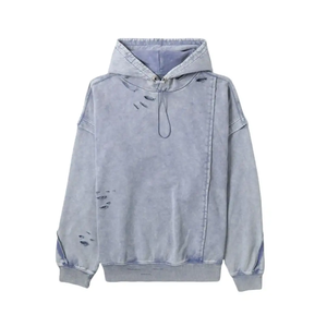 เสื้อฮู้ดและเสื้อสเวตเตอร์ลำลองสำหรับผู้ชายเสื้อฮู้ดพิมพ์ลายพัฟผสมคอตตอน - Product Image 5