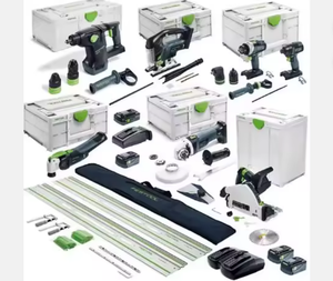 Ready for Courier Handoff Festools 5-Piece Brushless Ultimate <b>Builders</b> Combo Kit-DIY Industrial OEM/ODM Customizable Plastic - Product Image 2