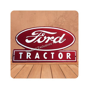 NEXHUB Custom Metal Crafts Retro Style Die Cut Enamel Porcelaine Signes Cute Pin Tin Outdoor Board Signage Logo Model Manufacturer - Product Image 2