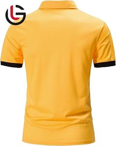 Jersey de algodón 100% para hombre para camisetas de Polo Golf, tela de punto de 180 gramos, la mejor parte superior alta, excelente diseño de Venta caliente - Product Image 6