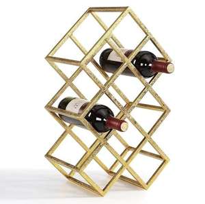 Soporte y Estante para Botellas de Vino de Madera Maciza de Estilo Vintage, Mueble para el Hogar, Construcción Duradera, Diseño Personalizable - Product Image 4