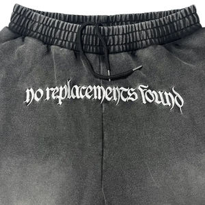 Pantalon de survêtement pour homme en coton éponge français avec taille moyenne ceinture élastique jogger décontracté personnalisé pantalon de survêtement délavé à l'acide - Product Image 3