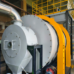Sécheur à tambour à trois cylindres, 3 à 5 TPH, petit modèle, pour le séchage de la poudre de gypse, du calcaire, du feldspath, du quartz, de la silice, du sable de dune - Product Image 6