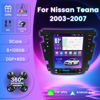 MEKEDE-Reproductor de audio TS para coche, Radio con Android, wifi, 4G, DVR, DSP, TMPS, para Nissan Teana 2003-2007