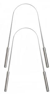 أداة تنظيف اللسان على شكل حرف U من الفولاذ المقاوم للصدأ 304 لإزالة رائحة الفم الكريهة والعناية بالفم - Product Image 4