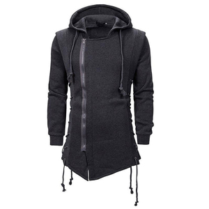Sudadera con Capucha para Hombre 2025, Estilo Hip Hop, Mezcla de Poliéster/Algodón, Cómoda, Prenda Exterior Elegante para Invierno, Impresión Digital, Impermeable - Product Image 1