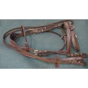 Brida y Riendas de Cuero Reutilizables de Primera Calidad para Animales Grandes - Duraderas, Seguras y Confiables - Product Image 6