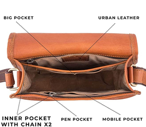 Artland sacs à bandoulière pour femmes en cuir véritable Boho Hippie cartable pour adolescentes fait à la main Vintage voyage bandoulière sac à main - Product Image 5