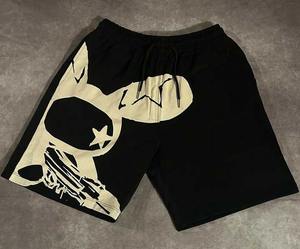 Short de survêtement d'été pour hommes à la mode High Street Fashion Short de survêtement en coton respirant imprimé graphique avec poches pour hommes - Product Image 6