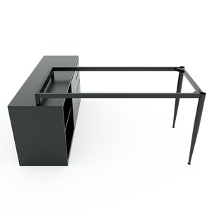 Patas de Mesa Modernas Minimalistas de Hierro y Acero Resistentes para Muebles de Comedor y Cocina de 140x60cm HCCN020 - Product Image 2