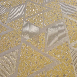 ผ้าแจ็คการ์ดโพลีเอสเตอร์100% เงานุ่มพิเศษระบายอากาศได้ดีแห้งเร็ว PK-1661ผ้าทอชุดแฟนซีเมทัลลิกสำหรับเด็กผู้หญิง - Product Image 1