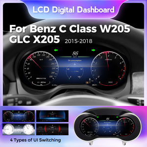 MEKEDE - Panel de Instrumentos Digital con Nueva Interfaz de Usuario, Electrónica Automotriz, Pantalla Virtual LCD de 1920*720 para <span class=keywords><strong>Benz</strong></span> Clase C W205 CLC X205 2015-2018 - Product Image 4