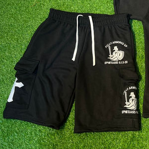 Alta calidad de los hombres de gran tamaño 450Gsm 100% algodón francés Terry ropa de moda de dos piezas conjunto de chándal sudaderas para hombres chándal - Product Image 4