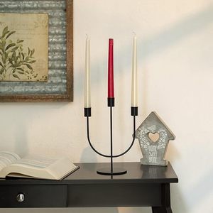 Modern Style Candle Stick Stand Wedding Decorative <b>Candlesticks</b> Luxury <b>Black</b> Metal Candle Holders - Product Image 1