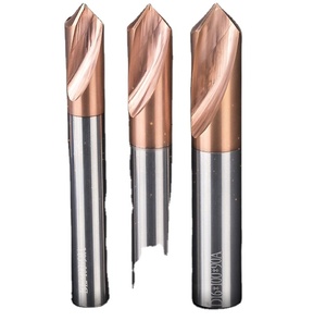 HRC55 Taladro central <span class=keywords><strong>de</strong></span> 90 grados <span class=keywords><strong>de</strong></span> carburo sólido D2 * 4 * 50L * D4 Endmill para revestimiento OEM personalizable <span class=keywords><strong>de</strong></span> aluminio HRC65 - Product Image 1