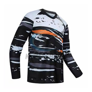 Maillot de motocross respirant et durable en polyester/nylon à séchage rapide avec tissu ventilé pour la pratique de la moto en plein air pour hommes - Product Image 3