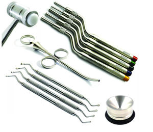 Juego de Osteótomos Manuales de Acero Inoxidable para Cirugía de Implantes Dentales, Elevación de Seno Maxilar, Martillo Óseo, Curetas, Certificado CE Clase I, Garantía de 1 Año - Product Image 1