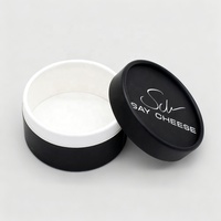 Envase Cosmético Cilíndrico Biodegradable con Logotipo Personalizado, Tarro para Crema Facial, Empaque para Cuidado de la Piel, Caja Redonda de Tubo de Papel Kraft