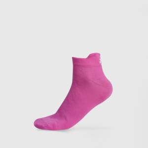 PowerCore Sporty Pink Quarter <b>Socks</b> Breathable Sweat-Wicking Customizable Knitted Sublimation Technique ODM Ankle Crew for Daily - Product Image 1