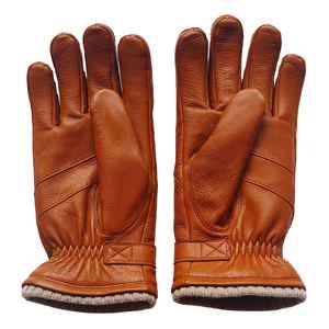 Último diseño Guantes de cuero de moda para mujeres Diseño de dedo completo Material impermeable Venta caliente Guantes con precio al por mayor - Product Image 5