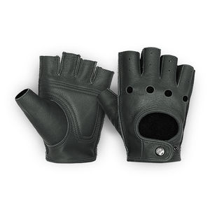 Gants de gymnastique en cuir souple et respirant pour le cyclisme, utilisation en extérieur, protection de sécurité, demi-doigt, poids pour hommes, vente en gros - Product Image 6