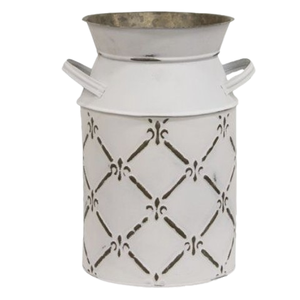 Seau galvanisé Grossiste Pot de fleurs style bidon de lait Jardin vintage Vase à fleurs en métal style vintage - Product Image 3