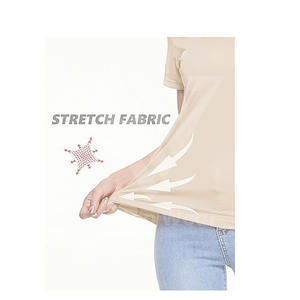 T-shirt de sport extensible et écologique pour femmes, sport de plein air, course à pied, respirant, séchage rapide, haute performance, bas prix - Product Image 6