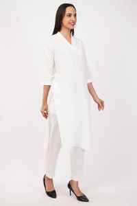 High Quality Cotton Indian <b>Kurtis</b> for Women Summer Indian Style Stretchable Izzu International for Parties and Diwali - Product Image 6