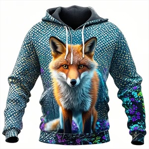 Sudadera con Capucha de Punto con Estampado de Letras Otoñales, Impresión 3D, Transpirable, de Secado Rápido, para Hombre y Mujer, Moda Urbana, Manga Corta - Product Image 5