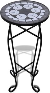 Luxury Indoor <b>Mosaic</b> Table with Metal Frame and <b>Art</b> Deco Tile Inlay for Stylish Home Decor Diwali Wholesale Price India - Product Image 6