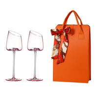 Bolsas de Vino Rojas Bordadas en Piel Sintética para 2 Botellas, Regalo Empresarial, Porta Botellas de Vino de Lujo