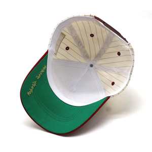 หมวกเบสบอลทรงโค้ง 5 ชิ้น ดีไซน์ใหม่ ลายทาง แฟชั่น สวมใส่สบาย ไม่มีโครง ปักโลโก้ สำหรับผู้ใหญ่ - Product Image 6