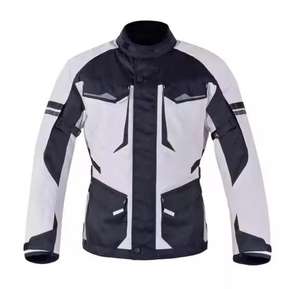 Chaqueta larga para montar en motocicleta barata para hombres adultos SX a 6XL Racing con protectores y forro textil a prueba de viento - Product Image 1