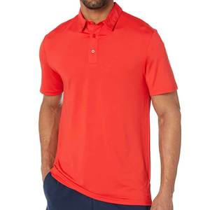 Vêtements de sport polo pour hommes séchage rapide à manches courtes vêtements de sport en gros pas cher prix polo pour hommes - Product Image 3
