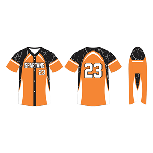 Maillots de baseball personnalisés OEM avec boutons, 100% polyester, séchage rapide, unisexe, grande taille, vêtements de sport pour adultes - Product Image 4