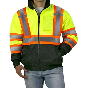 Ropa personalizada de alta visibilidad Venta al por mayor Ropa DE TRABAJO reflectante Chaleco DE SEGURIDAD Construcción con bolsillos para hombres - Product Image 2