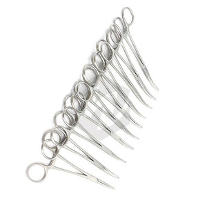 Pinzas de hemostato Rankin Crile esterilizables en autoclave de acero inoxidable, abrazaderas quirúrgicas de primera calidad curvadas de 6,25 pulgadas, instrumentos médicos dentales - Product Image 4