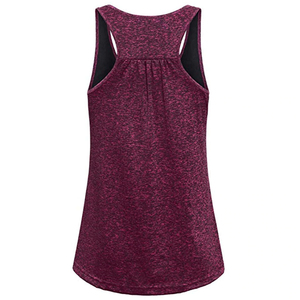 Camisetas sin mangas de entrenamiento de gimnasio transpirables antiretráctiles de secado rápido para mujer personalizadas Logotipo estampado frontal para deportes Yoga Fitness para niñas - Product Image 6