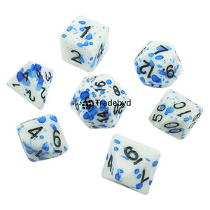 Dados Poliédricos de Hueso Natural Hechos a Mano, 7 Piezas, Ecológicos, de Lujo, para Juegos de Mesa y RPG, Tradebyd - Product Image 3