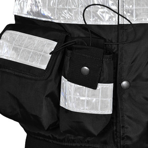 Chaqueta reflectante de alta visibilidad, ropa de seguridad reflectante, ropa de trabajo, uniforme de seguridad, chaqueta de seguridad de invierno de manga extraíble - Product Image 6