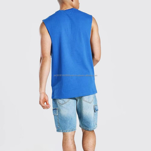 Mens Casual Tank Top Premium Sleeveless Blank Shirt Lightweight Breathable Fabric OEM ODM Custom Design - Product Image 3