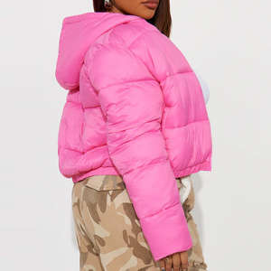 Chaqueta Acolchada Personalizada de Alta Calidad para Mujer, 100% Poliéster, Chaqueta Térmica Aislante de Talla Grande, Ropa de Abrigo de Invierno, Transpirable - Product Image 5