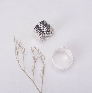 Wholesale custom design metal <b>napkin</b> ring <b>silver</b> for kitchen restaurant home wedding decor hotel office tableware bulk quantity - Product Image 3