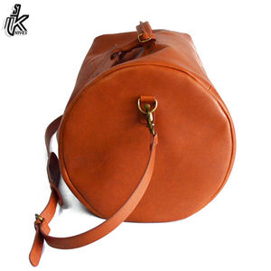 Luxury Genuine leather duffle bag men travel weekender overnight bag - Product Image 6