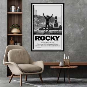 Rocky Main <b>Poster</b> Black Frame Paper Wall Decor - Product Image 1
